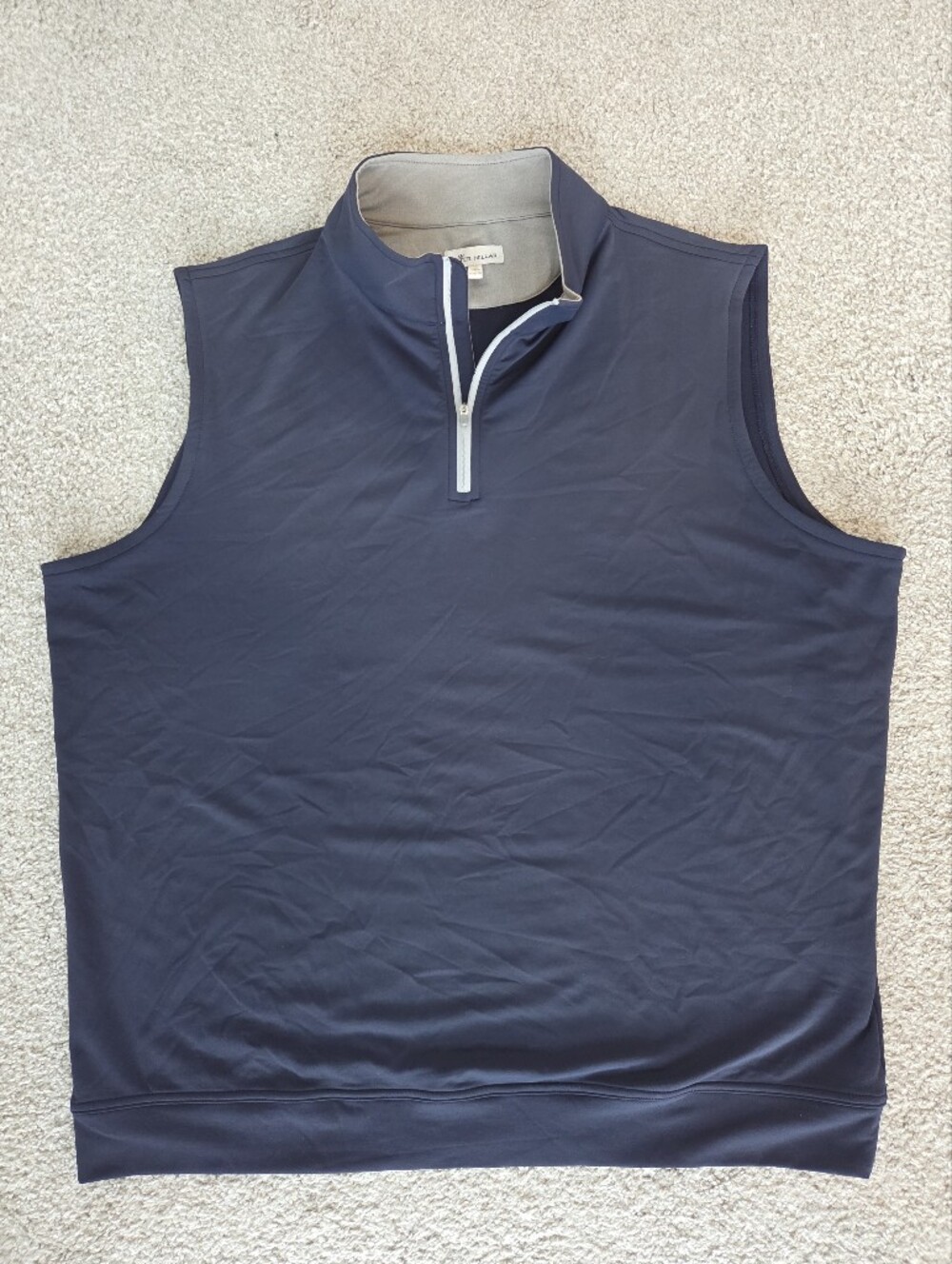 Peter Millar x Thrive Navy Sleeveless Zip-Up Vest 2XL